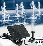 Image result for Solar Powered Pumps for Fountains