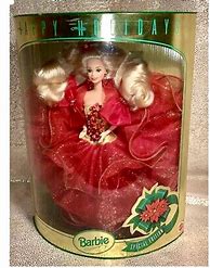 Image result for 1993 Holiday Barbie Doll