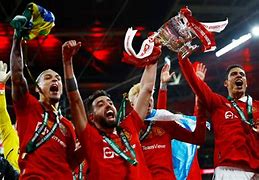 Image result for Manchester United Players Photos After Winning Carabao