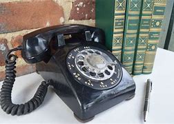 Image result for ITT Black Rotary Dial Telephone
