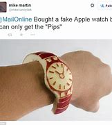 Image result for Fake Apple Watch Meme