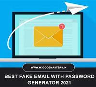 Image result for Fake Email and Password and Verification Code