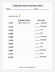 Image result for 4th Grade Expanded Notation Worksheets