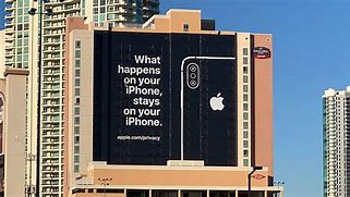 Image result for iPhone Privacy Bilboard