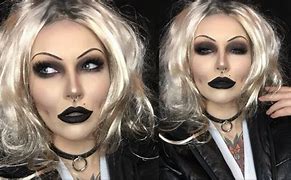 Image result for Bride of Chucky Makeup Tutorial