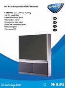 Image result for Philips 60 Inch Projection TV