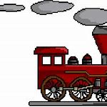 Image result for Train Crash Cartoon GIF