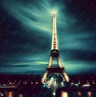Image result for Eiffel Tower at Night Pics