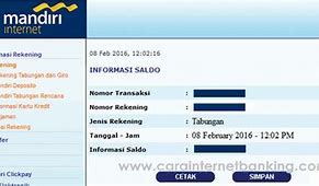 Image result for Cek Bank Mandiri