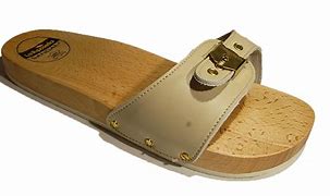 Image result for Wooden Slippers Men
