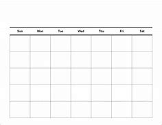 Image result for Blank 30-Day Calendar to Print