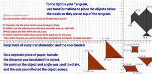 Image result for CFB Department of Educational Services Transformational Geometry