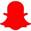 Image result for All Red Snapchat Logo