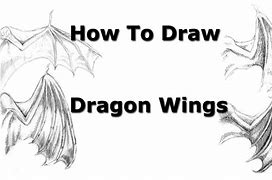 Image result for Easy to Draw Dragon Folded Wings