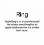 Image result for Apple Ring Design