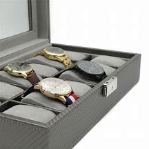 Image result for Louis Vuitton Grey Leather Watch Box