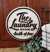 Image result for Laundry Room Door Hanger
