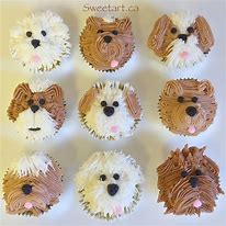 Image result for Puppy Dog Cupcake Cake