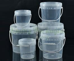 Image result for Clear Plastic Bucket Containers