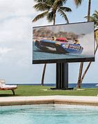 Image result for Outside Big Screen TV