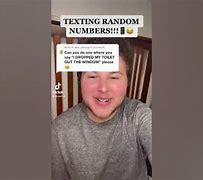 Image result for Texting Random Numbers