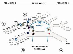 Image result for Airport Terminal Map for SFO