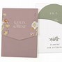 Image result for All in One Wedding Invitations with RSVP