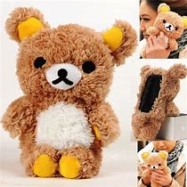 Image result for Adorable Plush Phone Case Teddy Bear