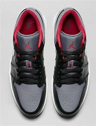 Image result for Jordan Black and Red Basketball Shoes