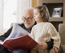 Image result for Old Man Reading to Others
