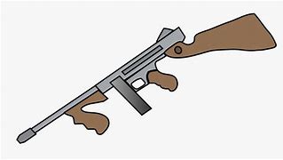 Image result for Cartoon Tommy Gun