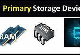 Image result for Pictures of Primary Storage Devices
