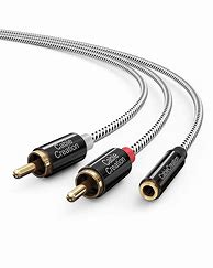 Image result for RCA to 3.5Mm Audio Cable