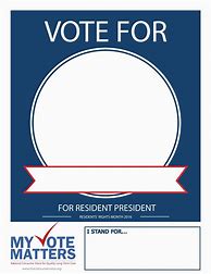 Image result for Campaign Poster Format with Blank Picture