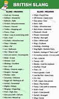 Image result for English Slang Words Used in Series