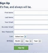 Image result for Sign Up for Facebook New Account