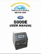 Image result for Lathem 5000E Time Clock Manual