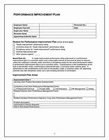 Image result for Workplace 30-Day Improvement Plan Template