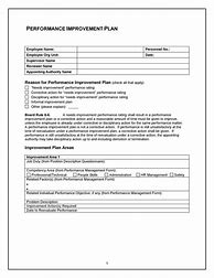 Image result for Employee Performance Improvement Plan Template