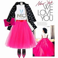 Image result for How Style Wear a Tulle Skirt Pink and Boots