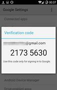 Image result for Google Verification Code