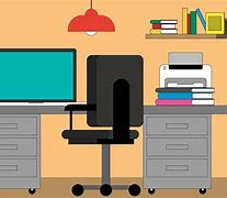 Image result for Cartoon Office Desk Background