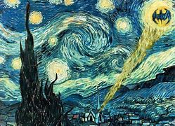 Image result for Starry Night Bat Signal