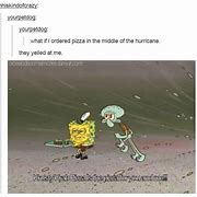 Image result for Spongebob Squidward Pizza Meme