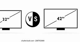 Image result for How Wide Is a 42 Inch TV