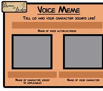 Image result for Your Voice Meme