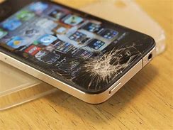 Image result for iPhone 4 White Cracked