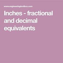 Image result for Inch Decimal Chart