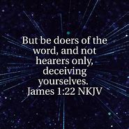 Image result for James 1:22