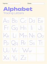 Image result for Traceable Alphabet Letters